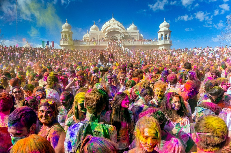 Holi festival boja